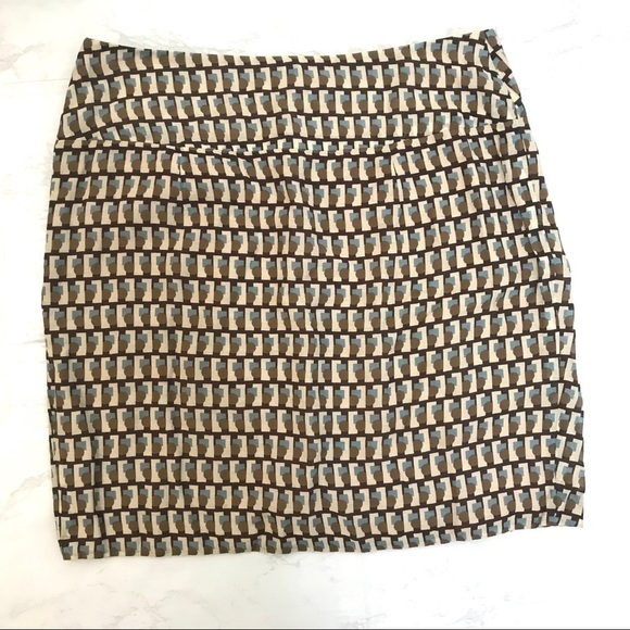 DAVID MEISTER 90s Y2K Mock Wrap Patterned Skirt 6 - Picture 2 of 3